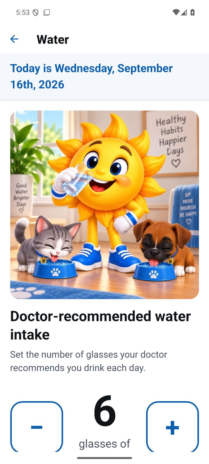 Water goal